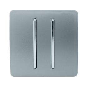 ART-2DBCG  2 Gang Doorbell Cool Grey